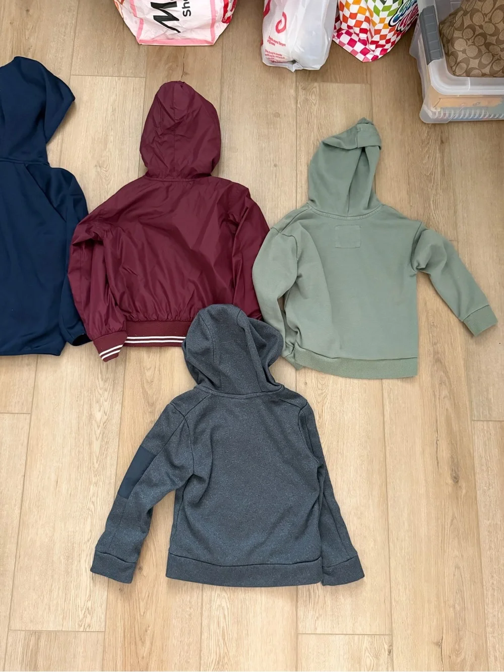 4T Lightweight Boys Hooded Sweatshirts Bundle